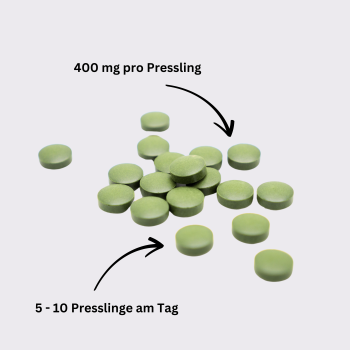 Chlorella Presslinge