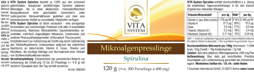 Spirulina Presslinge